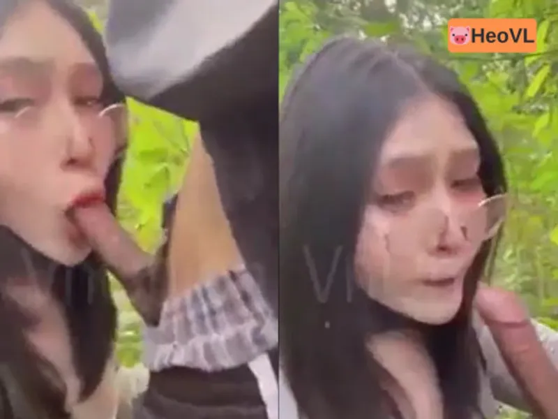 đi dã ngoại tiện chịch bạn gái ở trong rừng