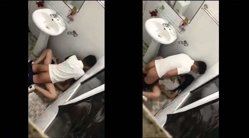 Bồ say xỉn và anh bồ trong phòng tắm nhà hàng