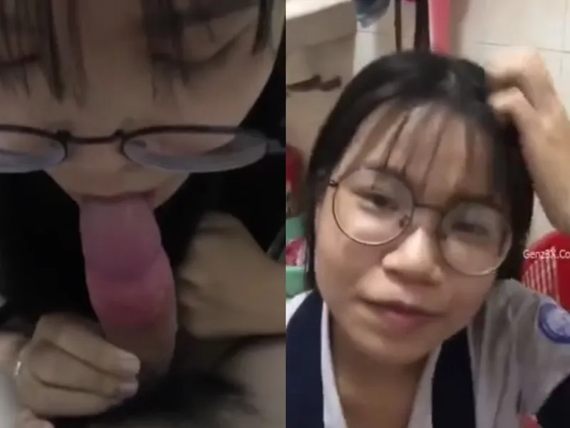 "mày liếm mạnh đi tao sắp ra rồi", em xinh liếm chuối cho thằng bạn thân